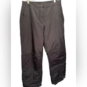 Black Dot Women snow Pants Ski Snowboard Winter Sport Black Sz L. NWT